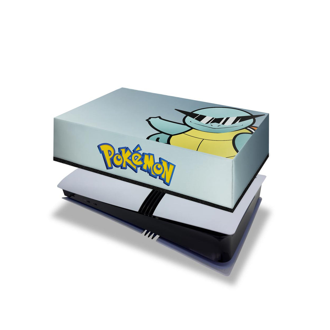 Capa Anti Poeira PS5 Pro Horizontal - Pokemon Squirtle - Pop Arte Skins - foto 4