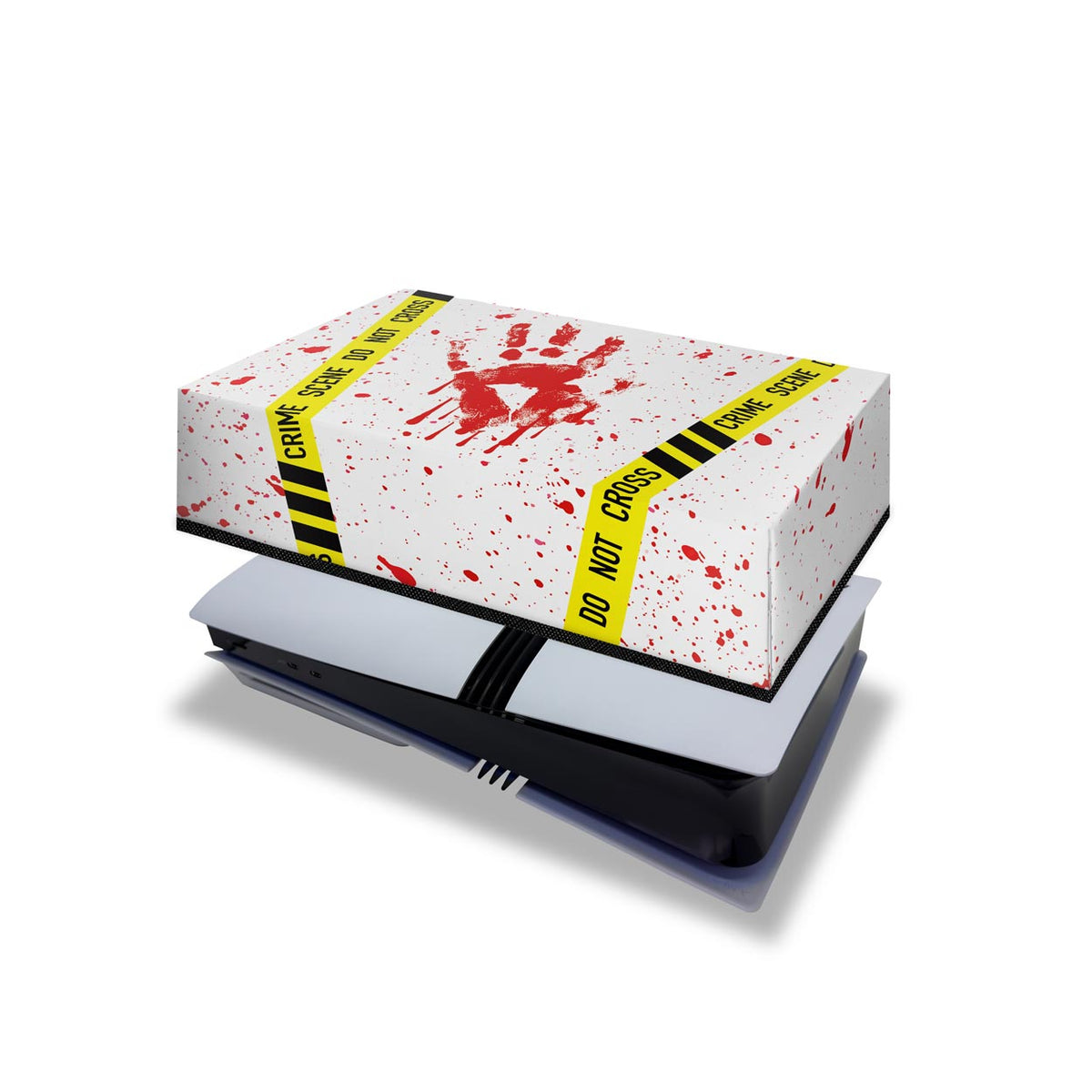 Capa Anti Poeira PS5 Pro Horizontal - Cena De Crime Scene