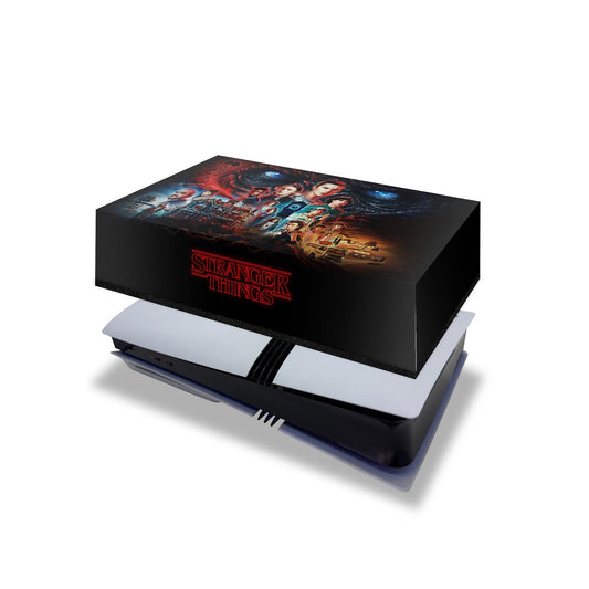 Capa Anti Poeira PS5 Pro Horizontal - Stranger Things