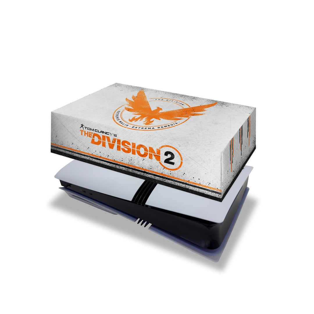 Capa Anti Poeira PS5 Pro Horizontal - The Division 2 - Pop Arte Skins