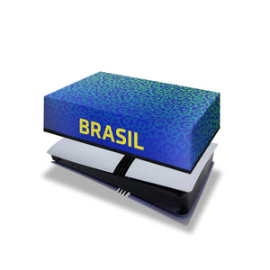 Capa Anti Poeira PS5 Pro Horizontal - Brasil - Pop Arte Skins - foto 4