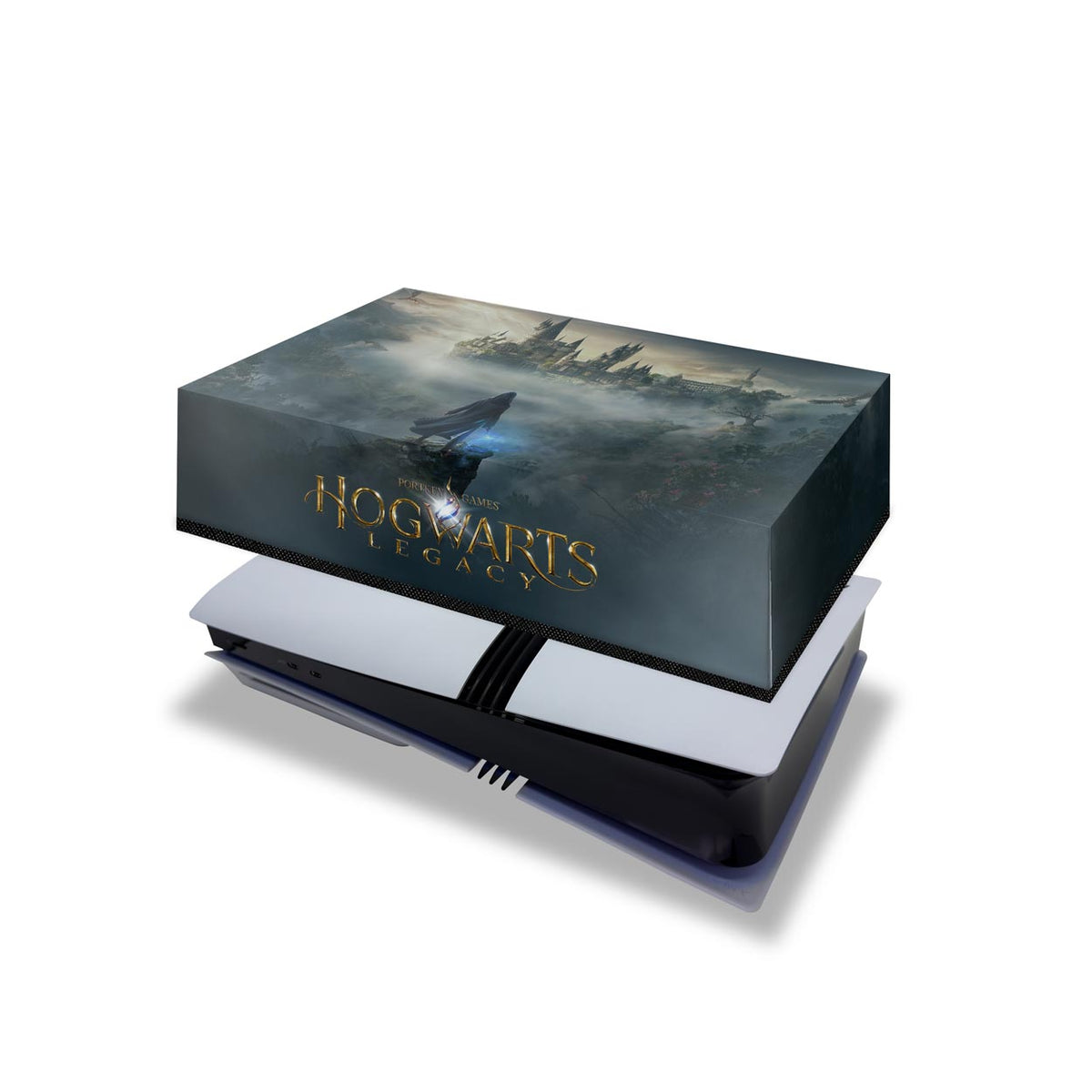 Capa Anti Poeira PS5 Pro Horizontal - Hogwarts Legacy