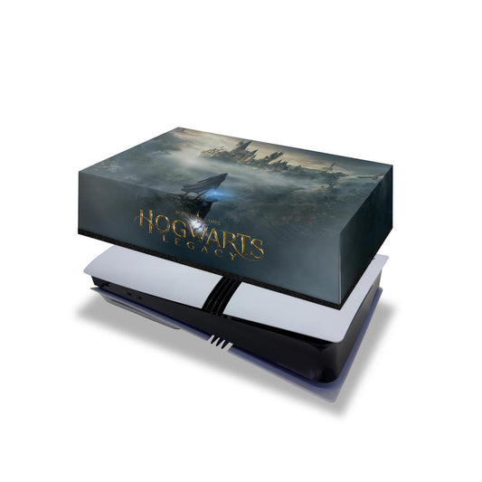 PS5 Pro Capa Anti Poeira Horizontal - Hogwarts Legacy