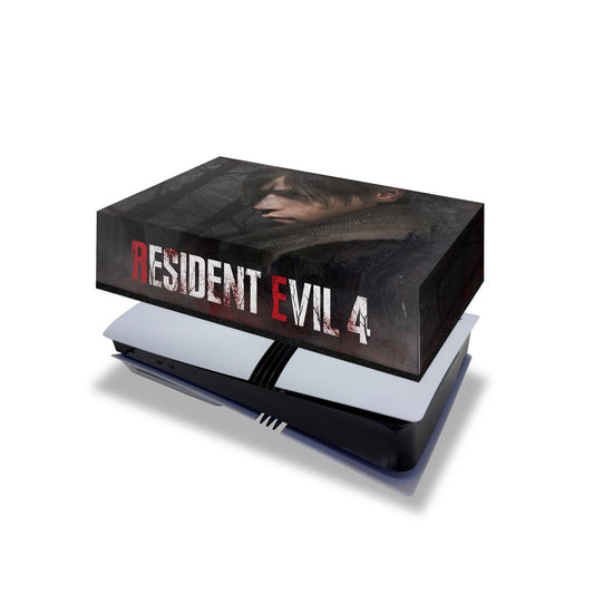PS5 Pro Capa Anti Poeira Horizontal - Resident Evil 4 Remake