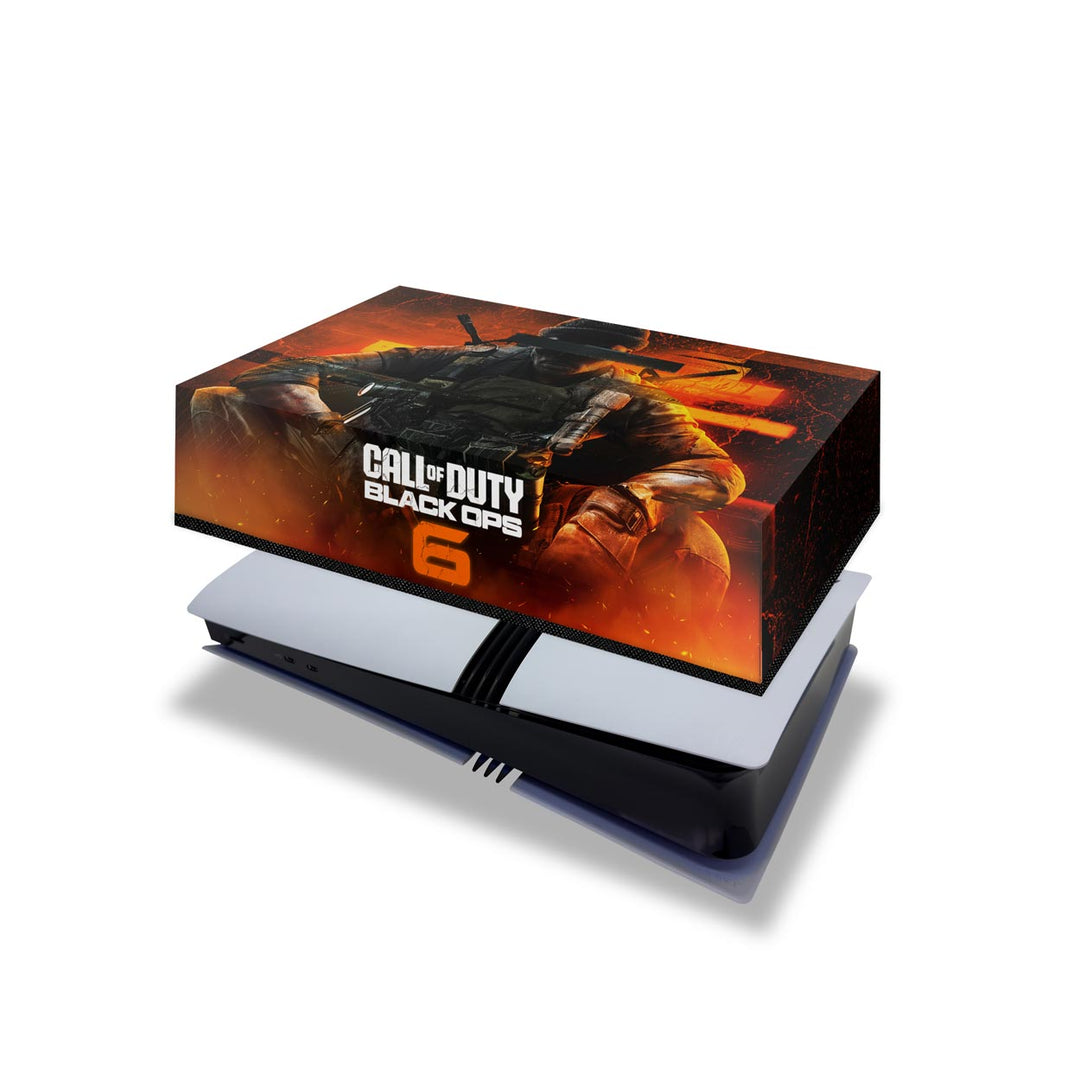 Capa Anti Poeira PS5 Pro Horizontal - Call of Duty Black Ops 6 - Pop Arte Skins - foto 4