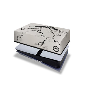 Capa Anti Poeira PS5 Pro Horizontal - Ghost Of Yotei - Pop Arte Skins - foto 2