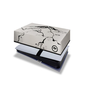 Capa Anti Poeira PS5 Pro Horizontal - Ghost Of Yotei - Pop Arte Skins - foto 4