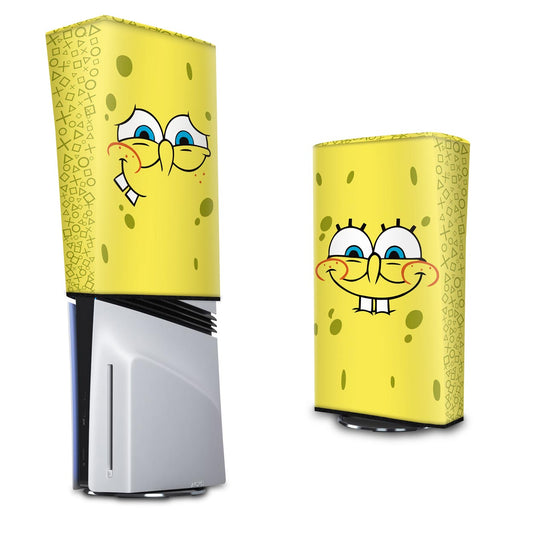 Capa Anti Poeira PS5 Pro Vertical - Bob Esponja