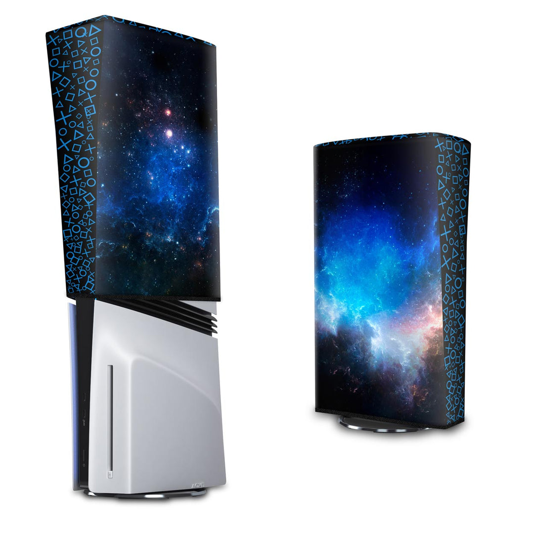 Capa Anti Poeira PS5 Pro Vertical - Universo Cosmos - Pop Arte Skins