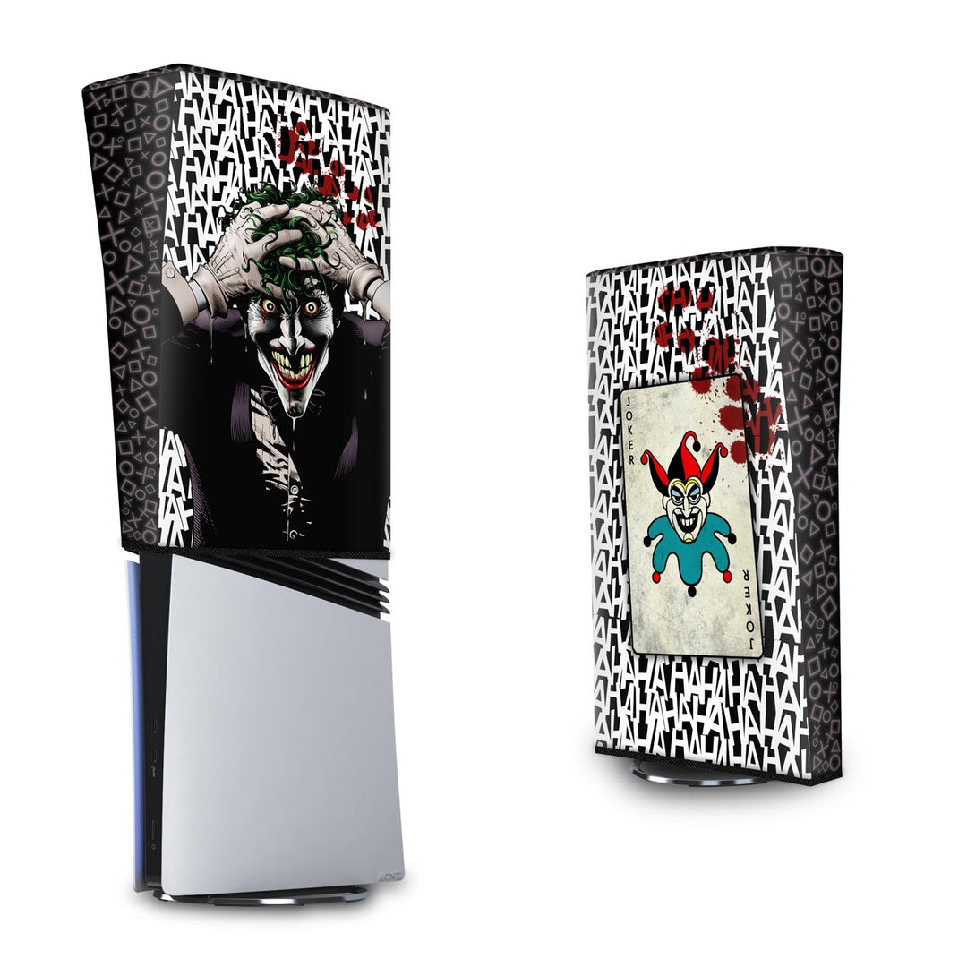 Capa Anti Poeira PS5 Pro Vertical - Joker Coringa - Pop Arte Skins - foto 3