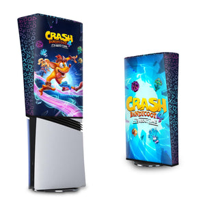Capa Anti Poeira PS5 Pro Vertical - Crash Bandicoot 4 - Pop Arte Skins - foto 3