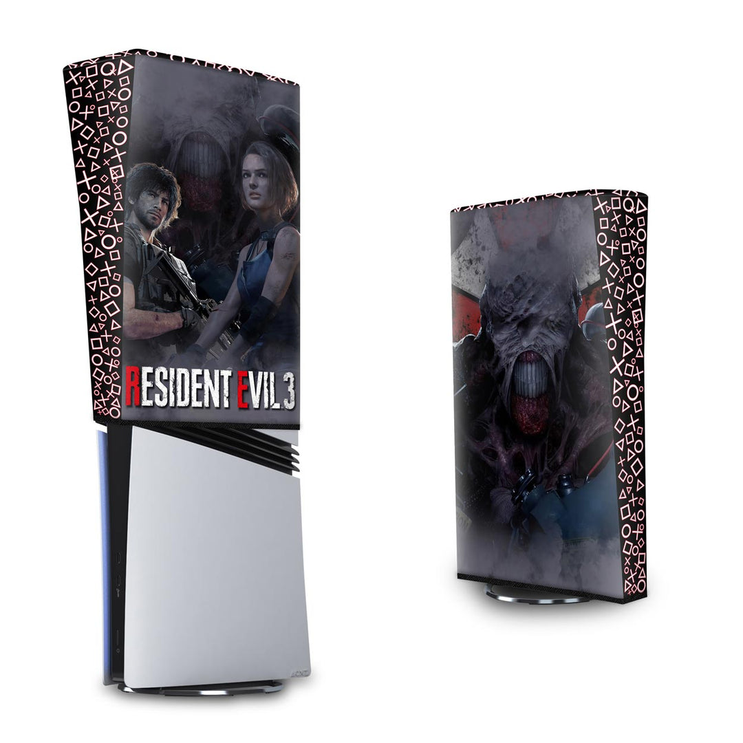 Capa Anti Poeira PS5 Pro Vertical - Resident Evil 3 Remake - Pop Arte Skins - foto 3