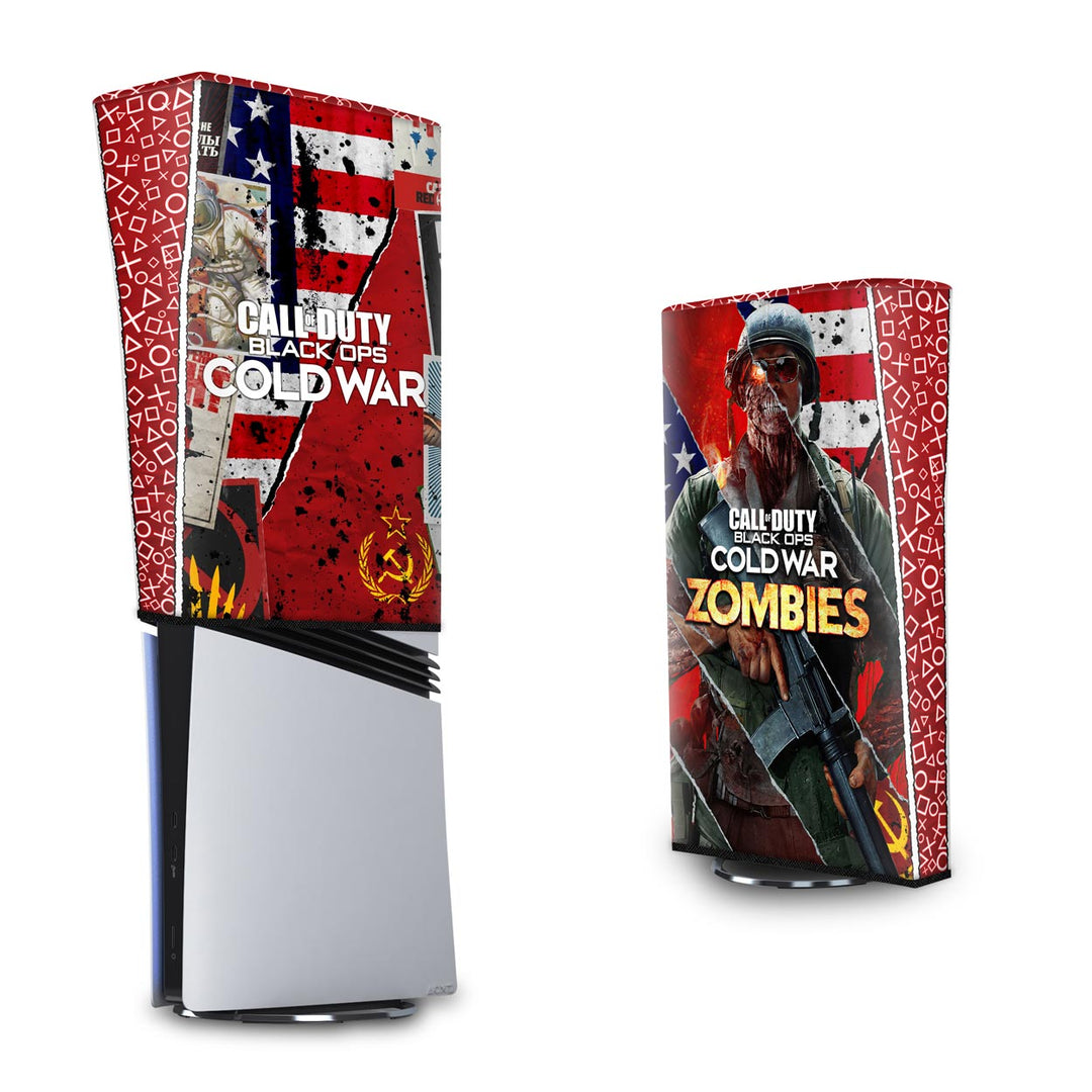 Capa Anti Poeira PS5 Pro Vertical - Call Of Duty Cold War - Pop Arte Skins - foto 3