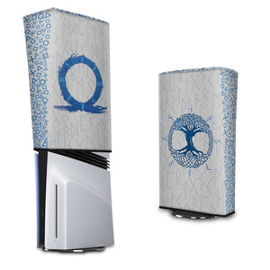 Capa Anti Poeira PS5 Pro Vertical - God Of War Ragnarok - Pop Arte Skins