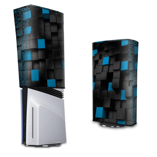 PS5 Pro Capa Anti Poeira Vertical - Cubos