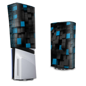Capa Anti Poeira PS5 Pro Vertical - Cubos - Pop Arte Skins
