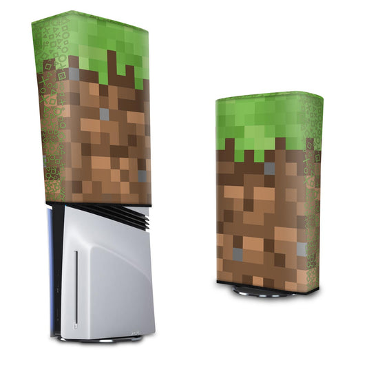 PS5 Pro Capa Anti Poeira Vertical - Minecraft