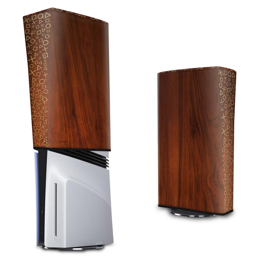 Capa Anti Poeira PS5 Pro Vertical - Madeira