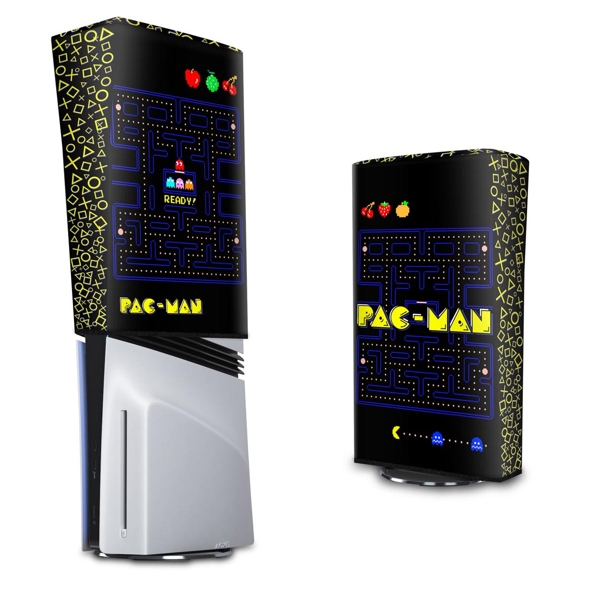 PS5 Pro Capa Anti Poeira Vertical - Pac Man