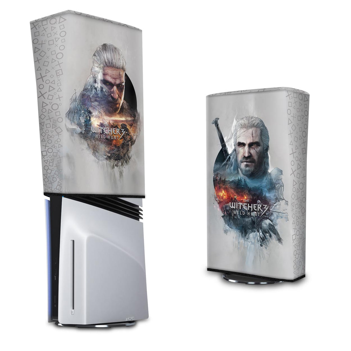 PS5 Pro Capa Anti Poeira Vertical - The Witcher 3