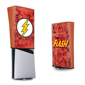 Capa Anti Poeira PS5 Pro Vertical - The Flash Comics - Pop Arte Skins - foto 3
