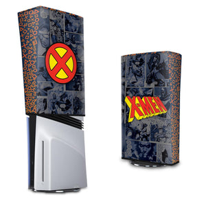 Capa Anti Poeira PS5 Pro Vertical - X-Men Comics - Pop Arte Skins