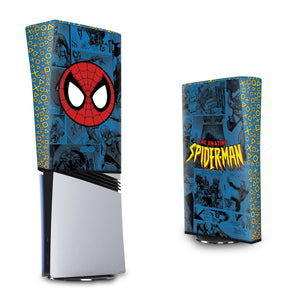 Capa Anti Poeira PS5 Pro Vertical - Homem-Aranha Spider-Man Comics - Pop Arte Skins - foto 3