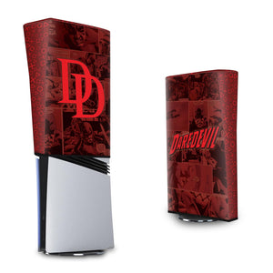 Capa Anti Poeira PS5 Pro Vertical - Daredevil Demolidor Comics - Pop Arte Skins - foto 3