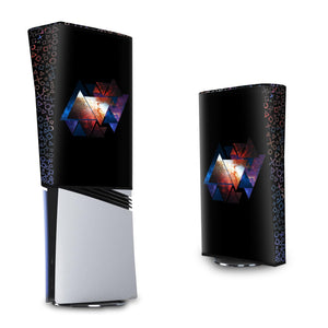 Capa Anti Poeira PS5 Pro Vertical - Abstrato #90 - Pop Arte Skins - foto 3