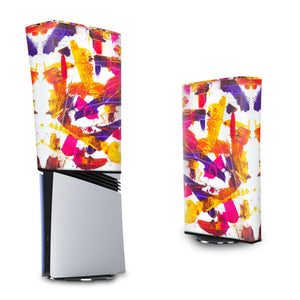Capa Anti Poeira PS5 Pro Vertical - Abstrato #103 - Pop Arte Skins - foto 3