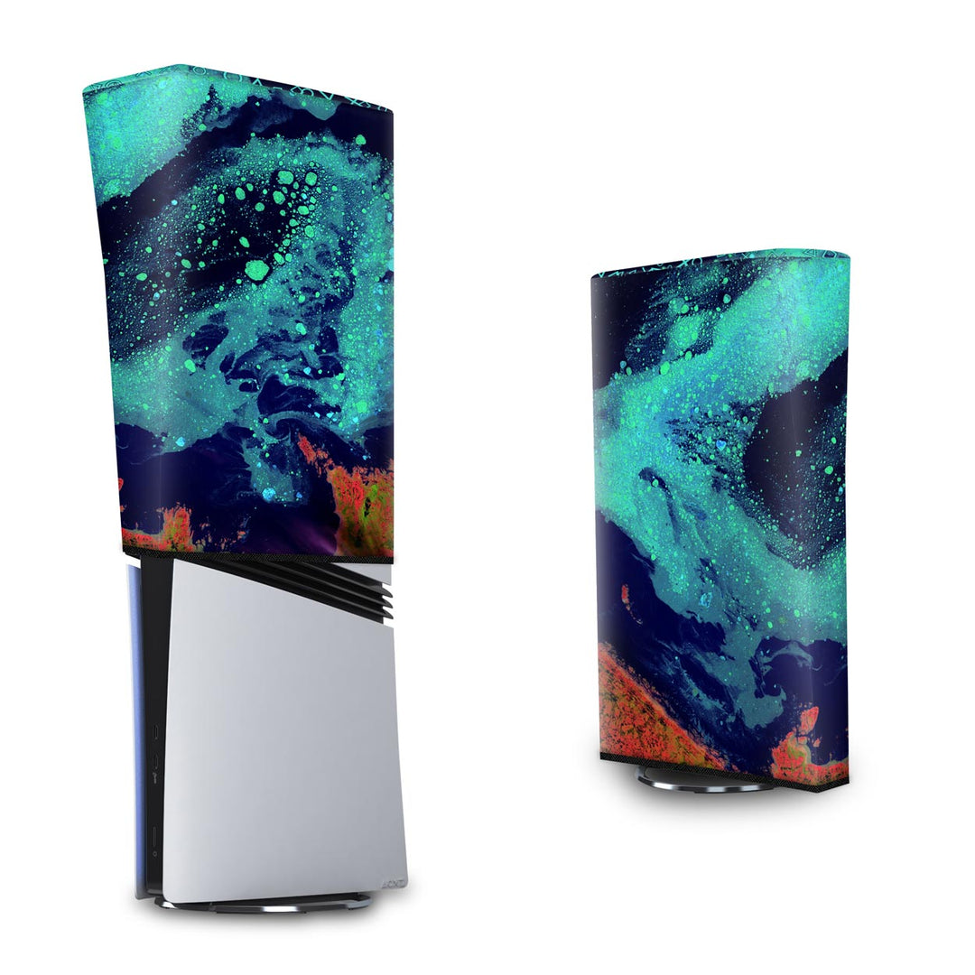 Capa Anti Poeira PS5 Pro Vertical - Abstrato #105 - Pop Arte Skins - foto 3