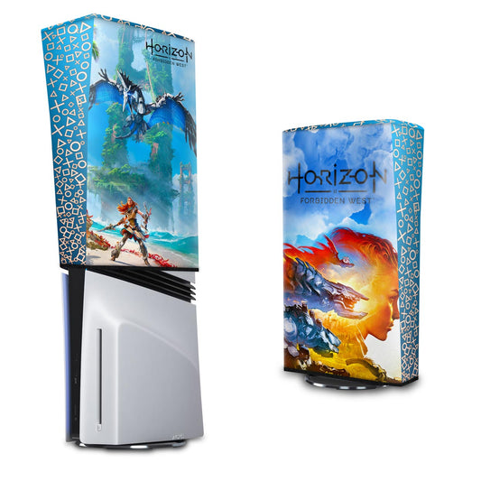 PS5 Pro Capa Anti Poeira Vertical - Horizon Forbidden West