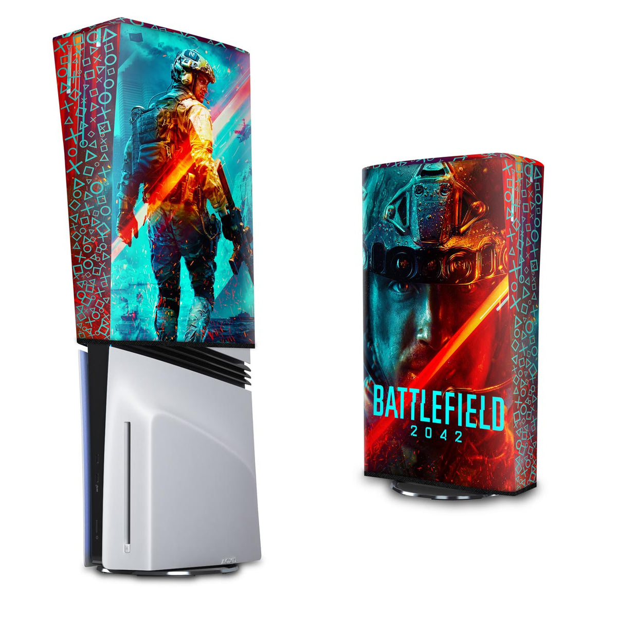 Capa Anti Poeira PS5 Pro Vertical - Battlefield 2042