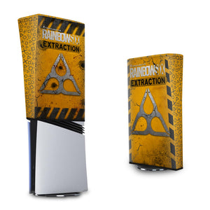 Capa Anti Poeira PS5 Pro Vertical - Tom Clancy's Rainbow Six Siege Extraction - Pop Arte Skins - foto 3