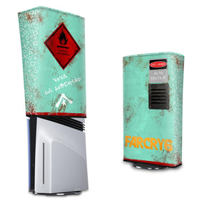 Capa Anti Poeira PS5 Pro Vertical - Far Cry 6 - Pop Arte Skins