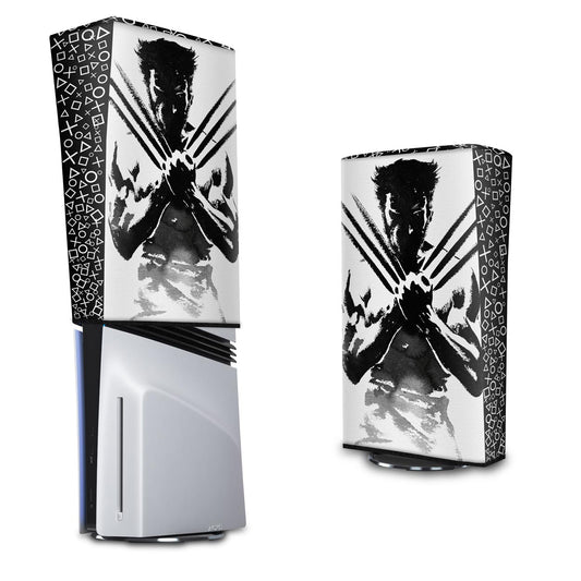 Capa Anti Poeira PS5 Pro Vertical - Wolverine X-men