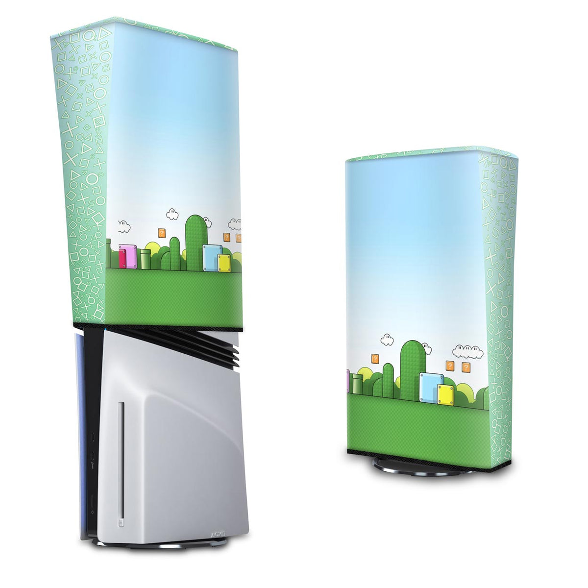 Capa Anti Poeira PS5 Pro Vertical - Super Mario Bros