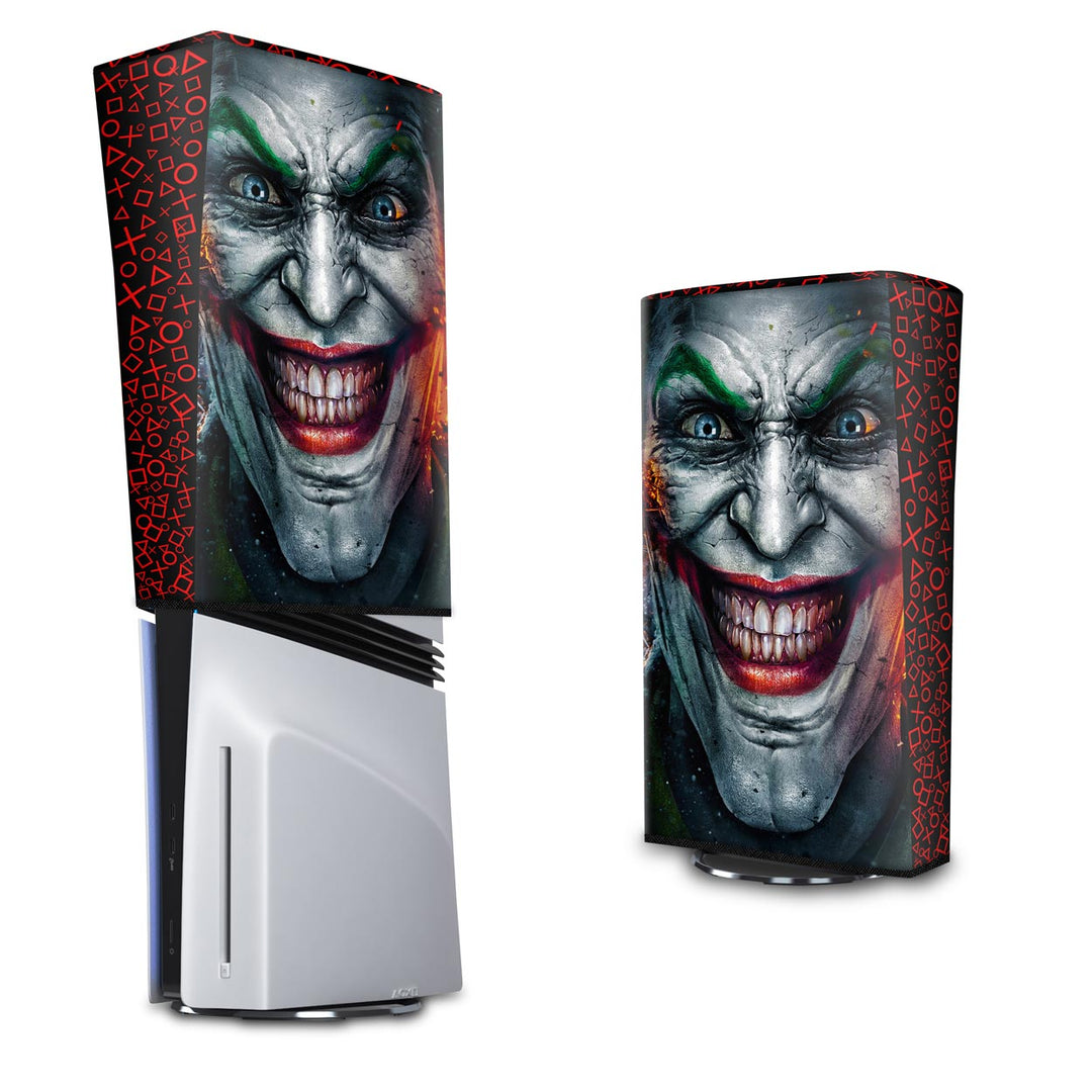Capa Anti Poeira PS5 Pro Vertical - Coringa Joker - Pop Arte Skins