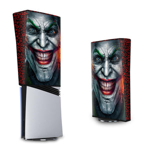 Capa Anti Poeira PS5 Pro Vertical - Coringa Joker - Pop Arte Skins - foto 3