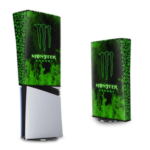 Capa Anti Poeira PS5 Pro Vertical - Monster Energy Drink - Pop Arte Skins - foto 3