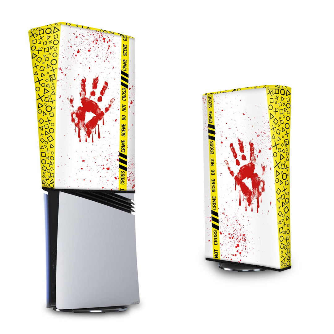 Capa Anti Poeira PS5 Pro Vertical - Cena De Crime Scene - Pop Arte Skins - foto 3