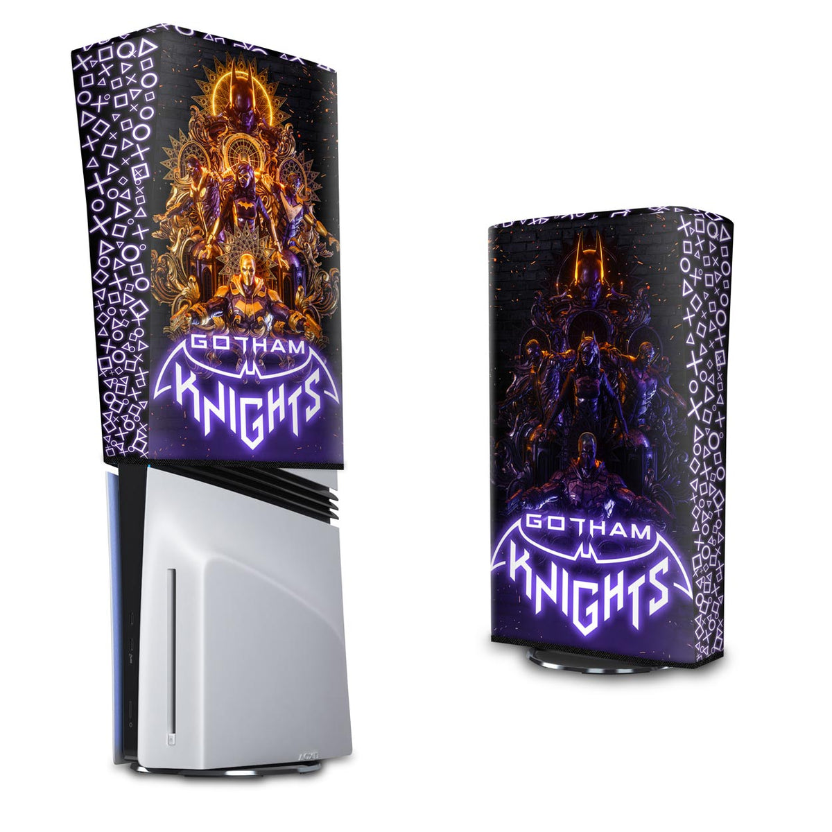 Capa Anti Poeira PS5 Pro Vertical - Gotham Knights