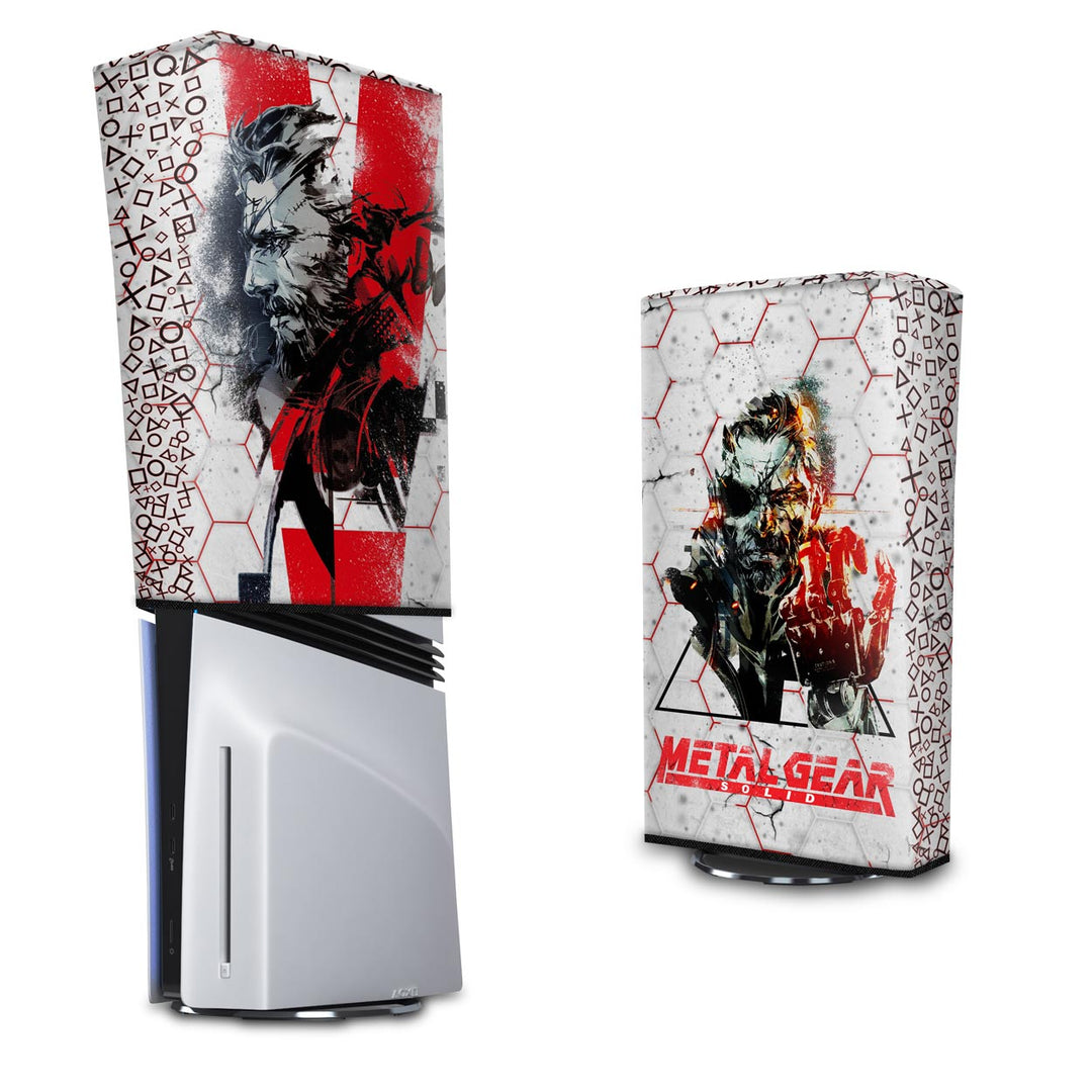 Capa Anti Poeira PS5 Pro Vertical - Metal Gear Solid - Pop Arte Skins