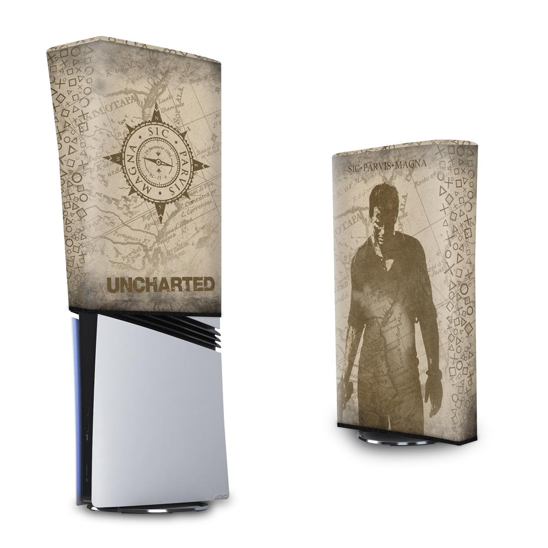 Capa Anti Poeira PS5 Pro Vertical - Uncharted - Pop Arte Skins - foto 3