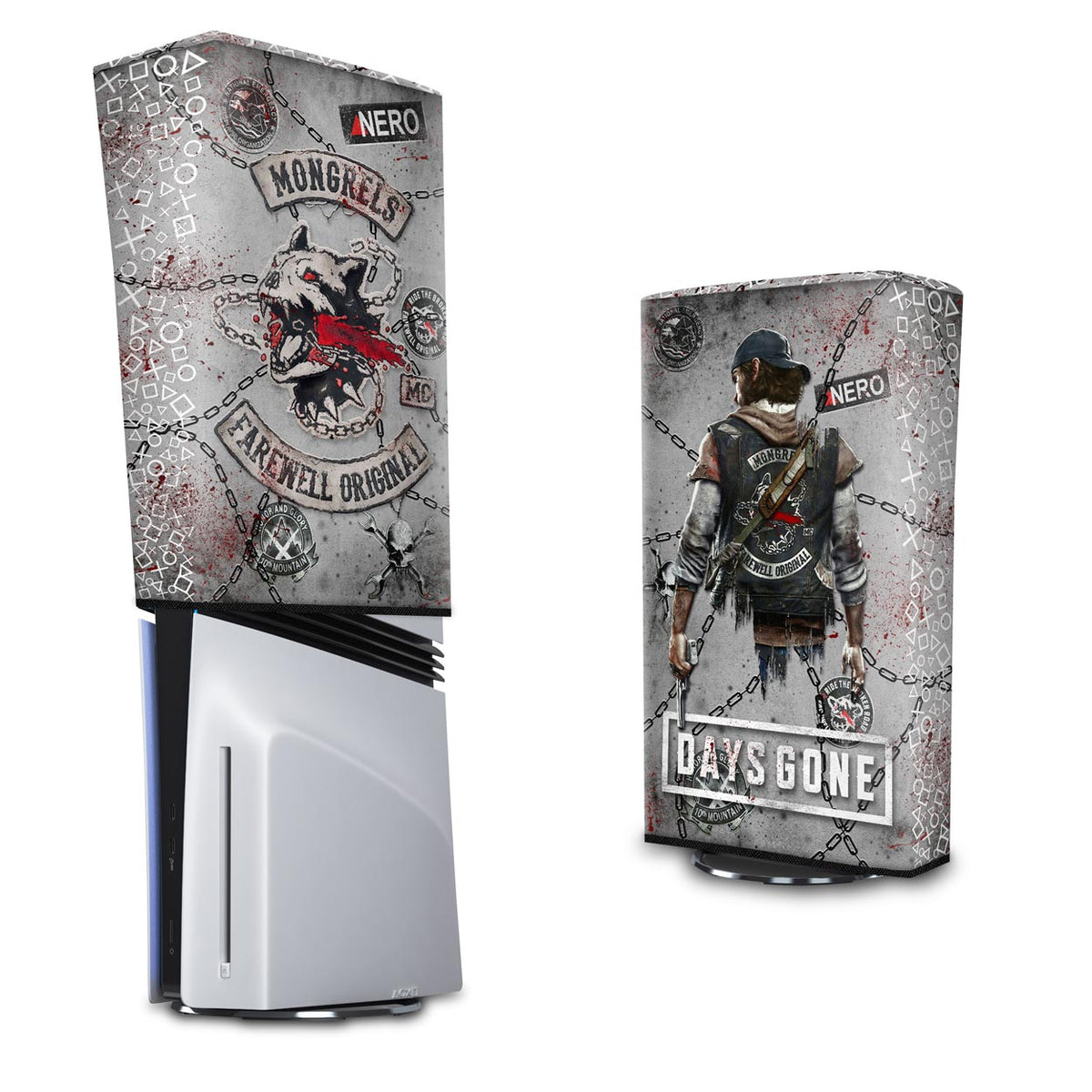 Capa Anti Poeira PS5 Pro Vertical - Days Gone
