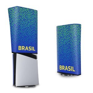 Capa Anti Poeira PS5 Pro Vertical - Brasil - Pop Arte Skins - foto 3