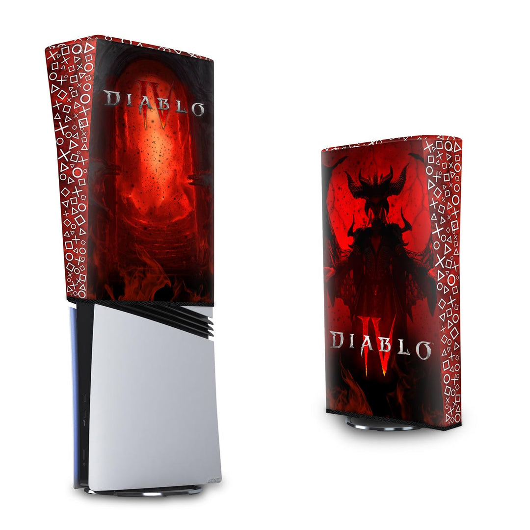Capa Anti Poeira PS5 Pro Vertical - Diablo IV 4 - Pop Arte Skins - foto 3