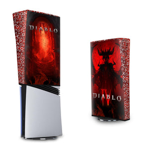 Capa Anti Poeira PS5 Pro Vertical - Diablo IV 4 - Pop Arte Skins - foto 3