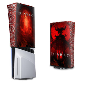 Capa Anti Poeira PS5 Pro Vertical - Diablo IV 4 - Pop Arte Skins