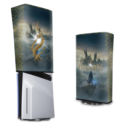 PS5 Pro Capa Anti Poeira Vertical - Hogwarts Legacy